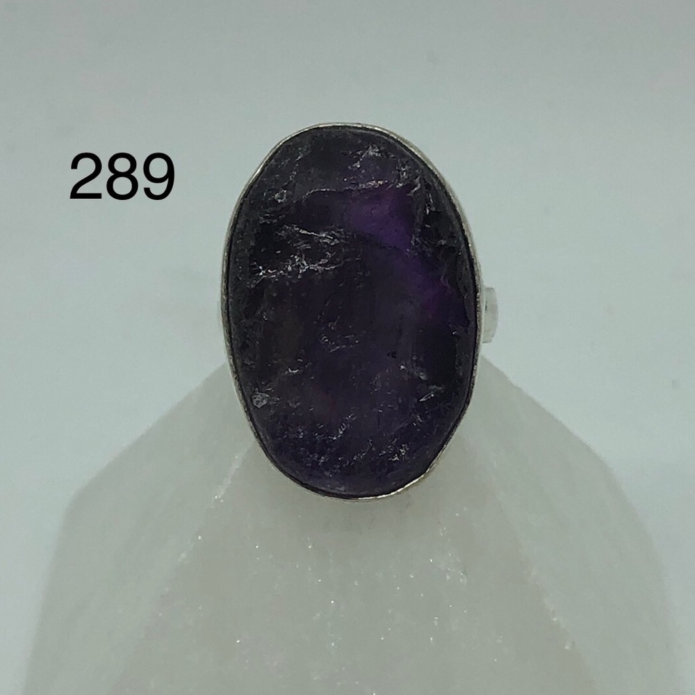Rough Amethyst Ring
